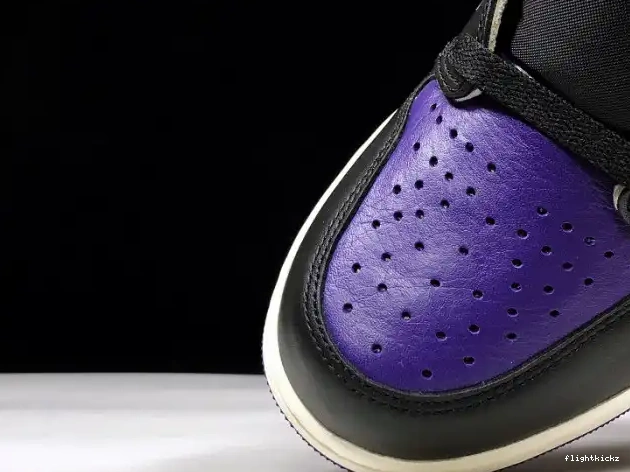 Jordan 1 Purple Court 555088-501 Air 0609